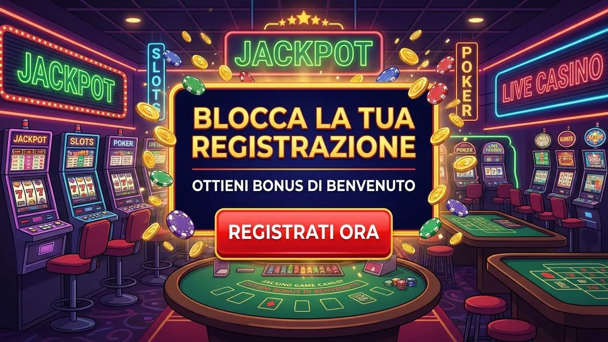 Registrazione con bonus